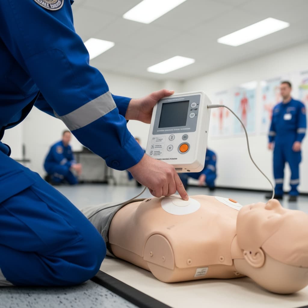 Hands-on CPR training class